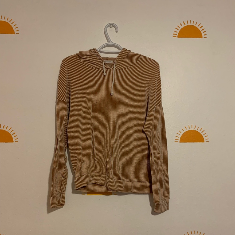 Caution to the Wind Orange Hoodie